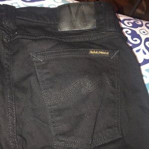 Black Nudie Jeans